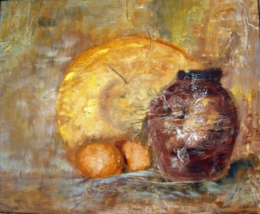 Peinture intitulée "nature-morte.jpg" par Marian Cobos, Œuvre d'art originale