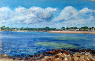 Painting titled "Baie de Benodet" by Marian Cobos, Original Artwork, Acrylic