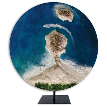 Skulptur mit dem Titel "Mitzithres Beach, Z…" von Marianna Skartsari, Original-Kunstwerk, Holz