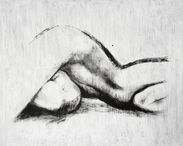 Malerei mit dem Titel "Lying down" von Marianna Yakovleva, Original-Kunstwerk, Acryl