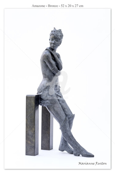 Sculpture titled "Amazone" by Marianne Ruston, Original Artwork