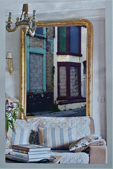 Collages intitulée "salon 2" par Marianne Camus, Œuvre d'art originale, Collages