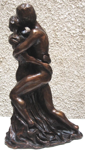 Sculpture intitulée "PASSION" par Marianne Mas, Œuvre d'art originale, Coulage