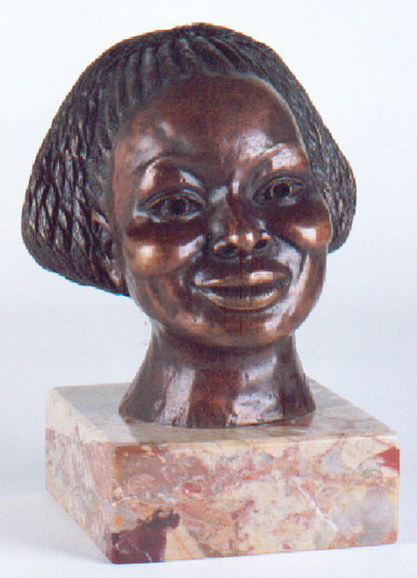 Sculpture titled "virginie1.jpg" by Marianne Mas, Original Artwork, Casting