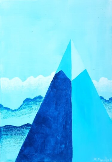 "I'll climb a mounta…" başlıklı Tablo Marianne Monto tarafından, Orijinal sanat, Akrilik Ahşap Sedye çerçevesi üzerine monte…