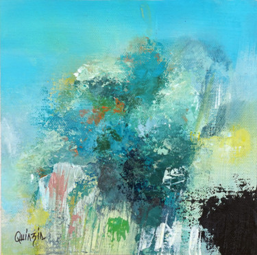 Картина под названием "Arborescence" - Marianne Quinzin, Подлинное произведение искусства, Акрил Установлен на Деревянная па…