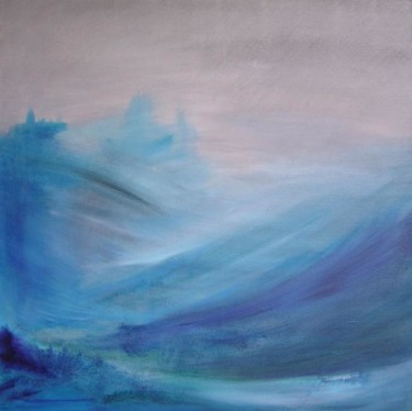 Painting titled "tempête" by Mpb, Original Artwork