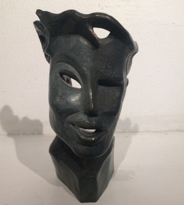 Sculpture intitulée "Le Masque - Bronze" par Marianne Martinez, Œuvre d'art originale, Autre