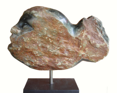 Sculpture intitulée "Le Cri de l'ocean" par Marianne Monnoye-Termeer, Œuvre d'art originale, Pierre