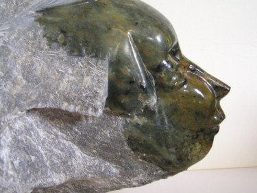 Sculpture titled "" REGARDS VERS L'IN…" by Marianne Monnoye-Termeer, Original Artwork, Stone