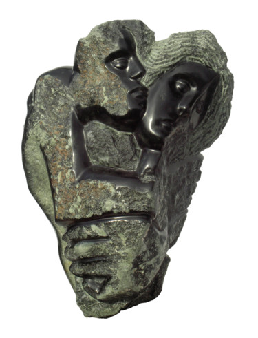 Sculpture intitulée "" Valse Tendre "" par Marianne Monnoye-Termeer, Œuvre d'art originale, Pierre