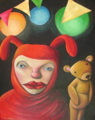 Painting titled "Festival" by Mariano Sánchez, Original Artwork