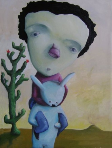 Pintura titulada "Si te llevo, es par…" por Mariano Sánchez, Obra de arte original