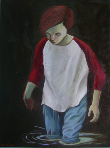 Pintura titulada "buscando.jpg" por Mariano Sánchez, Obra de arte original