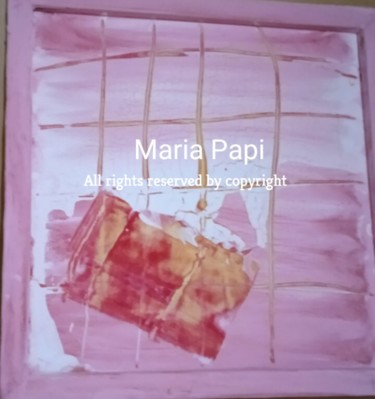Painting titled "Καταραμενη μπαρκονο…" by Maria Pape, Original Artwork, Acrylic