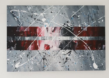 Painting titled "Luz lunar" by María Pilar Marín Colome, Original Artwork, Acrylic Mounted on Wood Stretcher frame