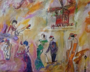 Le-Moulin-Rouge.jpg, Pintura por Krikor Simonian