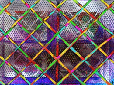 Digitale Kunst mit dem Titel "la griglia" von Mariateresa Sala, Original-Kunstwerk, Digitale Malerei