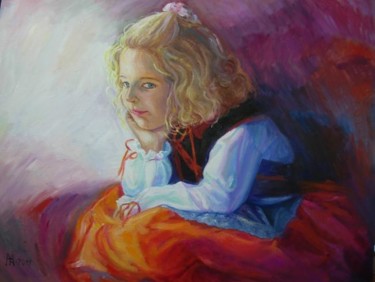 Painting titled "Sueños" by Maria Teresa Aroz Ibañez, Original Artwork