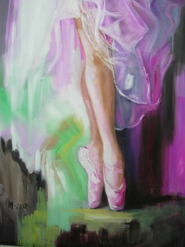 Schilderij getiteld "La danza" door Maria Teresa Aroz Ibañez, Origineel Kunstwerk
