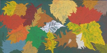 Pintura intitulada "outono" por Pintura, Obras de arte originais