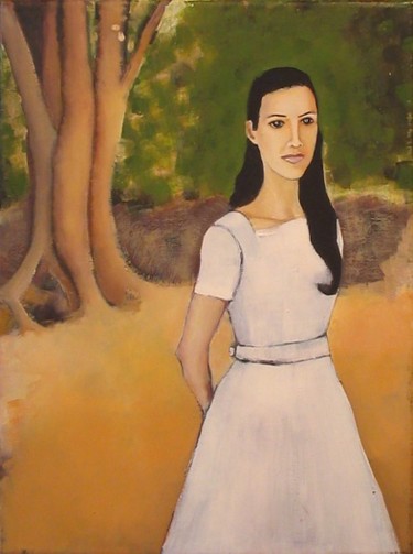 Pintura titulada "Bosque" por María Valeria Fourcade, Obra de arte original
