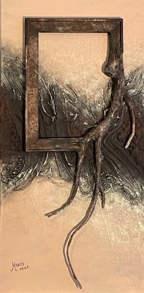 Pintura titulada "Ramura 1" por Mariana Oros, Obra de arte original, Acrílico Montado en Bastidor de camilla de madera
