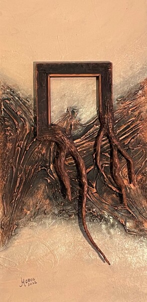 Pintura titulada "Ramura 2" por Mariana Oros, Obra de arte original, Acrílico Montado en Bastidor de camilla de madera