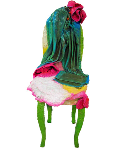 Skulptur mit dem Titel "DESPERTAR" von Maribel Ruiz Figueras (M. RUIZ FIGUERAS), Original-Kunstwerk, Zement