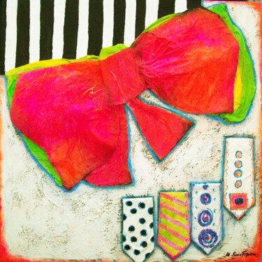 Peinture intitulée "COCKTEL DE EXTRAVAG…" par Maribel Ruiz Figueras (M. RUIZ FIGUERAS), Œuvre d'art originale, Acrylique