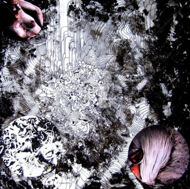 Painting titled "9e inframonde" by Bernard Maricau, Original Artwork