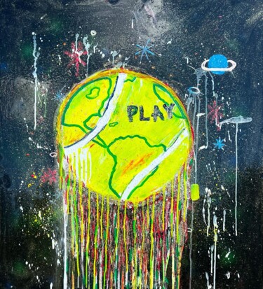 Pintura intitulada "Play" por Marichka Shkuro, Obras de arte originais, Acrílico