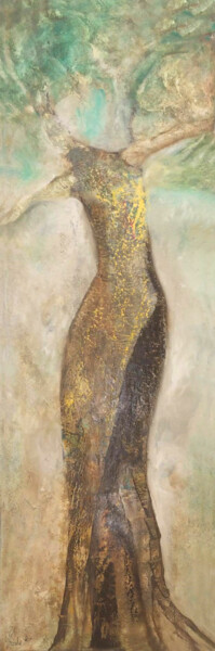 Painting titled "Prend Racine" by Marido Boatti, Original Artwork, Oil