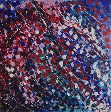 Painting titled "Plongée en apnée, 2…" by Marie-Agnès Dubois Lambert, Original Artwork, Acrylic