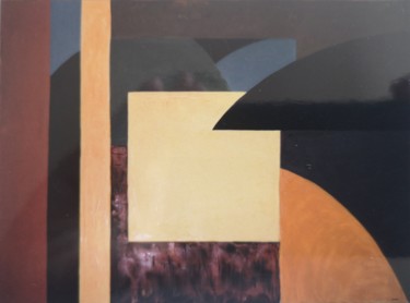 Peinture intitulée "Composition" par Marie-Agnès Dubois Lambert, Œuvre d'art originale, Huile