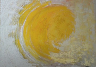 Malerei mit dem Titel "Hymne au soleil" von Marie-Agnès Dubois Lambert, Original-Kunstwerk, Acryl
