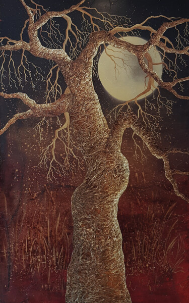 L'arbre du silence Painting titled "L'arbre du silence" by Marie-Anne Mouton, Original Art, Acrylic