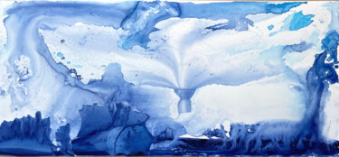 Peinture intitulée "Au Pays de Yupo , e…" par Marie-Annick Radigois, Œuvre d'art originale, Aquarelle