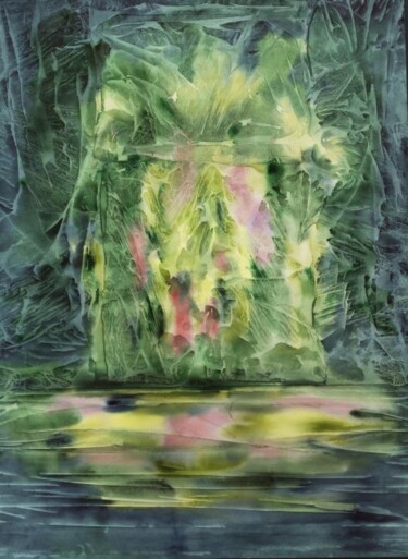 Peinture intitulée "11.11 Florilège 1" par Marie-Annick Radigois, Œuvre d'art originale, Aquarelle