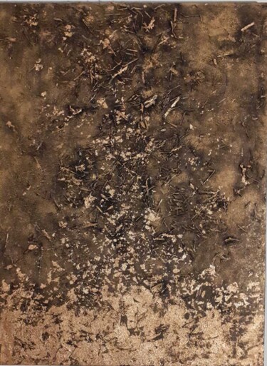 Pintura intitulada "feu de paille" por Marie Astrid Jaussaud (MAJ), Obras de arte originais, Acrílico