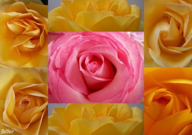 Fotografia intitulada "Coeurs de rose." por Marie-Aude Balthéir, Obras de arte originais