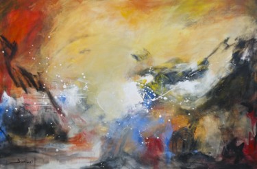 Painting titled "Ascension" by Marie Bariseel, Original Artwork