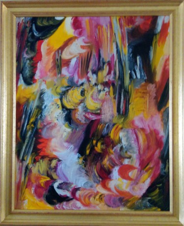Painting titled "" lLa vie"" by Benjamin Kokot, Original Artwork, Oil