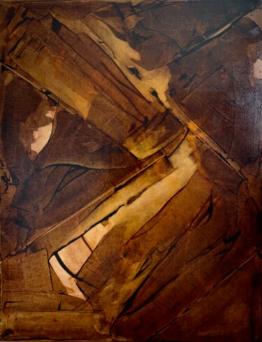 Peinture intitulée "Sans titre.002" par Marie Borrel, Œuvre d'art originale, Cire Monté sur Châssis en bois