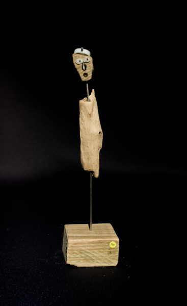 Sculpture intitulée "le matelot" par Marie Brient, Œuvre d'art originale, Bois