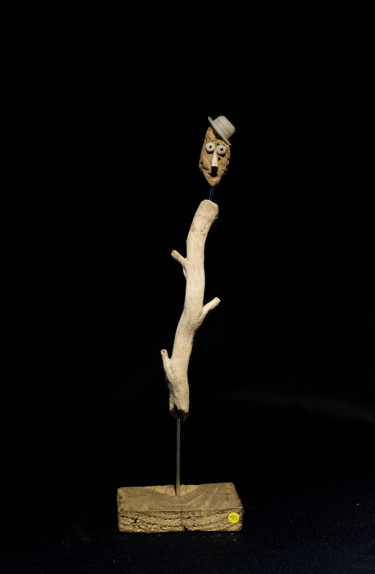 Sculpture intitulée "vieille branche" par Marie Brient, Œuvre d'art originale, Bois