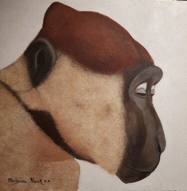 Malarstwo zatytułowany „PASCAL” autorstwa Brigitte Frank, Oryginalna praca, Akryl Zamontowany na Drewniana rama noszy