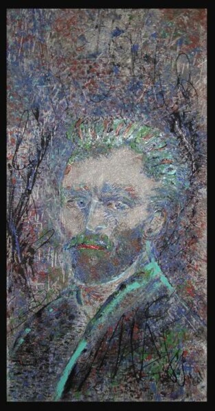 Pintura titulada "Vincent raconte-moi…" por Marie Cal, Obra de arte original, Acrílico