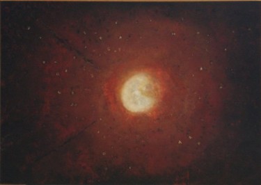 Peinture intitulée "Microcosme" par Marie-Cdanger, Œuvre d'art originale, Huile