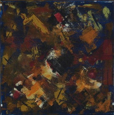 Peinture intitulée "Abstrait bleu" par Marie-Cdanger, Œuvre d'art originale